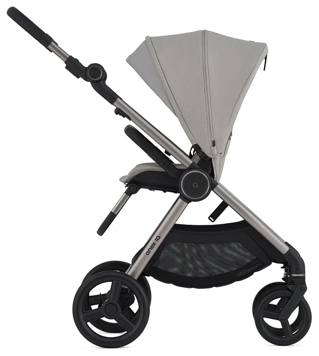 ANEX IQ Premium - wózek wielofunkcyjny, zestaw 3w1 z buggy | Silve