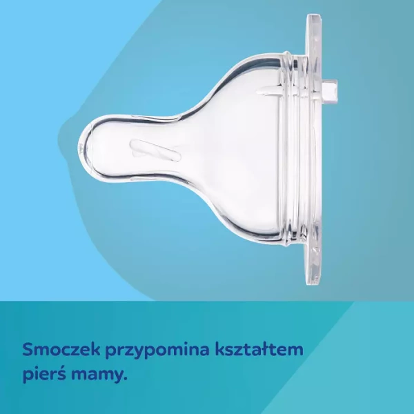 CANPOL BABIES - butelka szeroka antykolkowa 120ml EasyStart | GOLD niebieska