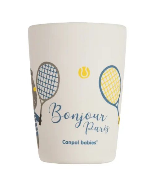 CANPOL BABIES - zestaw naczyń 5 elem. BONJOUR PARIS | niebieski