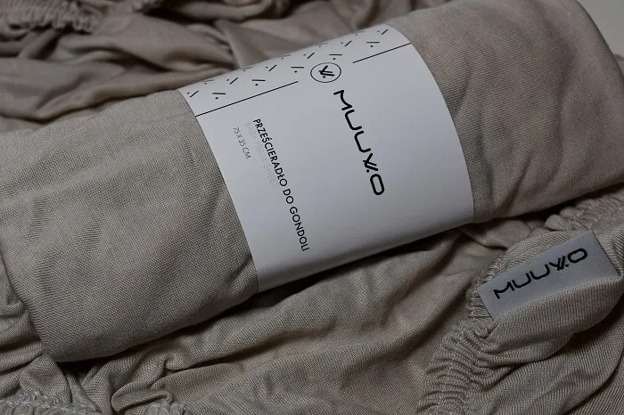 MUUVO - bambusowe prześcieradło do gondoli 75 x 35 cm | Beige