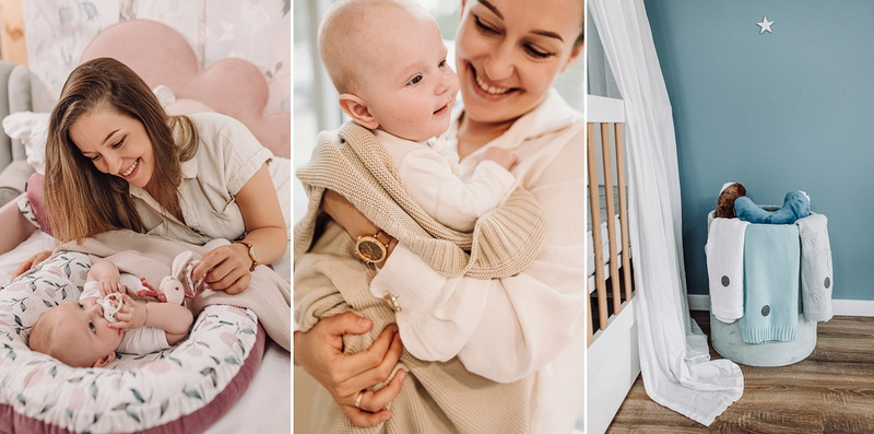 YOONCO Ptaszek - kocyk bambusowy 80x100 cm | Miętowy