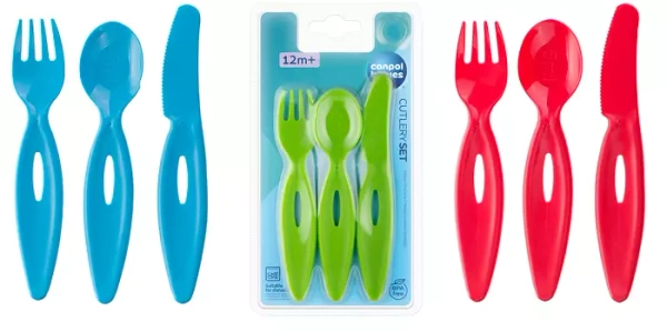 CANPOL BABIES - sztućce dla dzieci zestaw 12m+