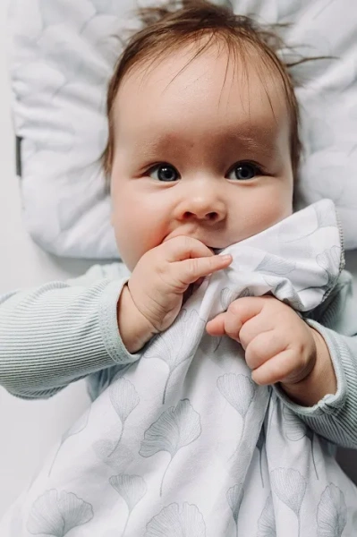 YOONCO - bawełniane prześcieradło do kołyski 90 x 40 cm | Kremowe