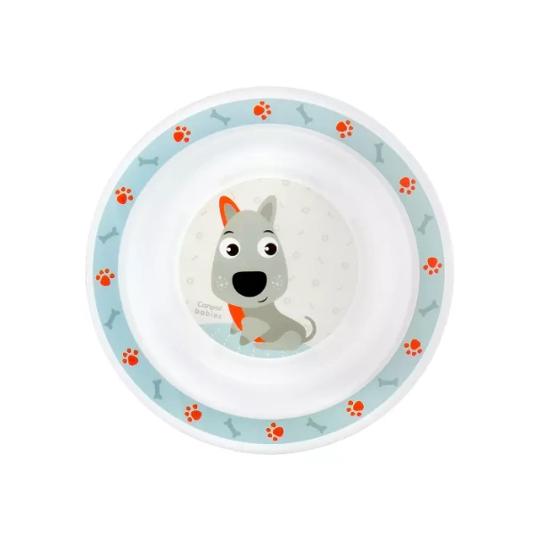 CANPOL BABIES - miska 270ml CUTE ANIMALS | PIESEK