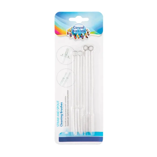 CANPOL BABIES -  zestaw szczoteczek do czyszczenia rurek i ustników