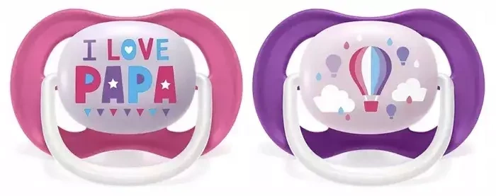 PHILIPS AVENT Ultra Air - smoczek ortodontyczny 2 szt. | 6-18 m