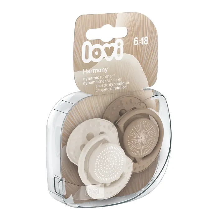 LOVI - smoczek silikonowy dynamiczny HARMONY GIRL 2 szt. | 6-18 m