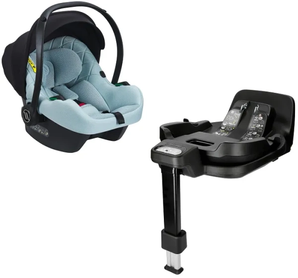AVIONAUT Cosmo Airflow - fotelik samochodowy 40-87 cm + obrotowa baza IQ Orbit | Mint