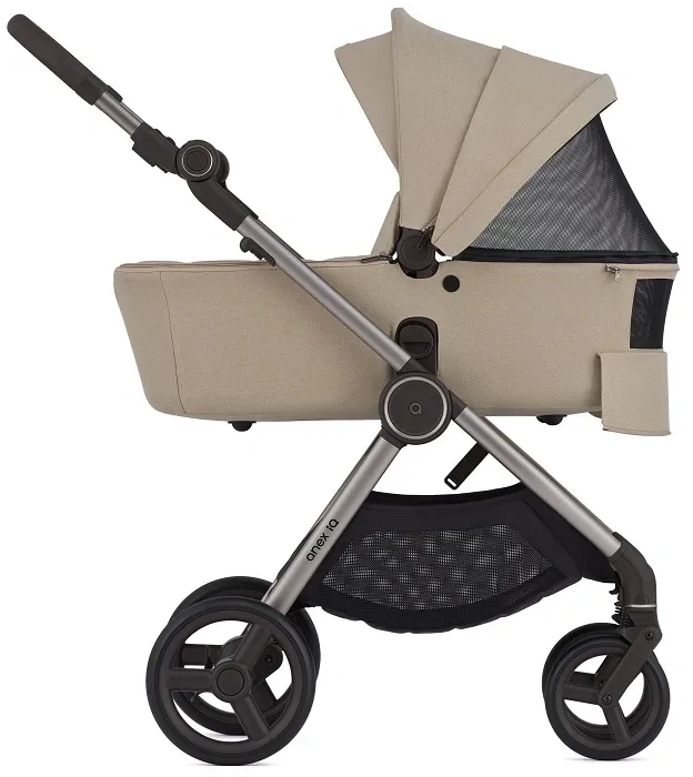 ANEX IQ Premium - wózek wielofunkcyjny, zestaw 3w1 z buggy | Crema