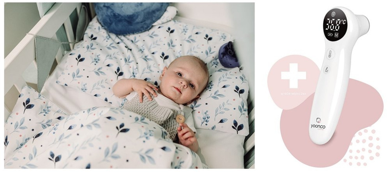YOONCO Medical - termometr elektroniczny do ucha i czoła | YT 7438