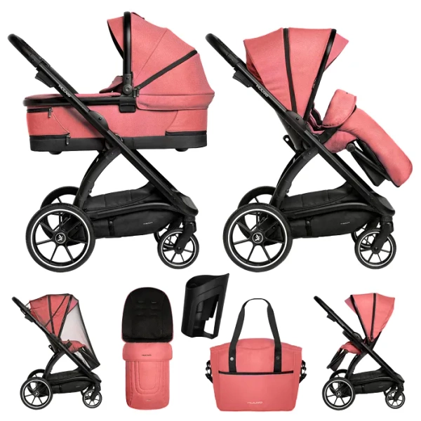 MUUVO Trick - wózek wielofunkcyjny, zestaw 2w1 | Pure Pink