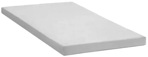 YOONCO - bawełniane prześcieradło do łóżeczka 120 x 60 cm | Szare