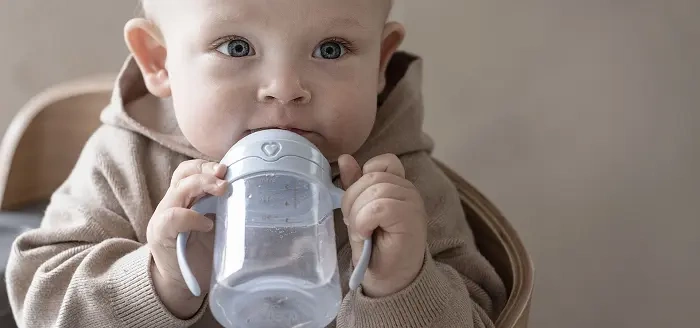 LOVI - pierwszy kubek z ustnikiem 150 ml Blue | 6m+