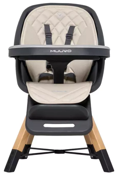 MUUVO Choc 2 - krzesełko do karmienia 3w1 | Beige