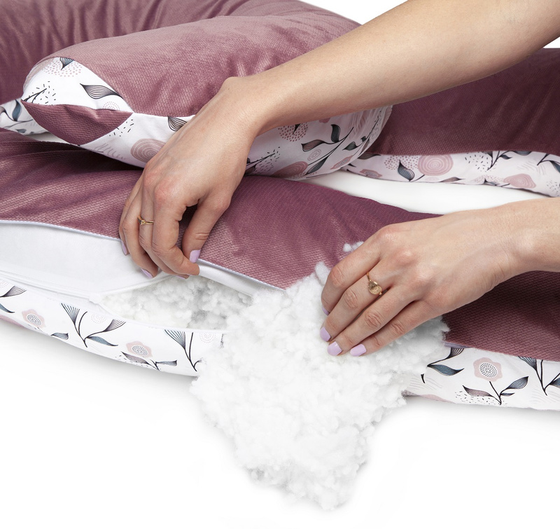 YOONCO - poduszka wielofunkcyjna ciążowa XL | Flower