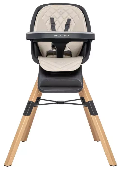 MUUVO Choc 2 - krzesełko do karmienia 3w1 | Beige