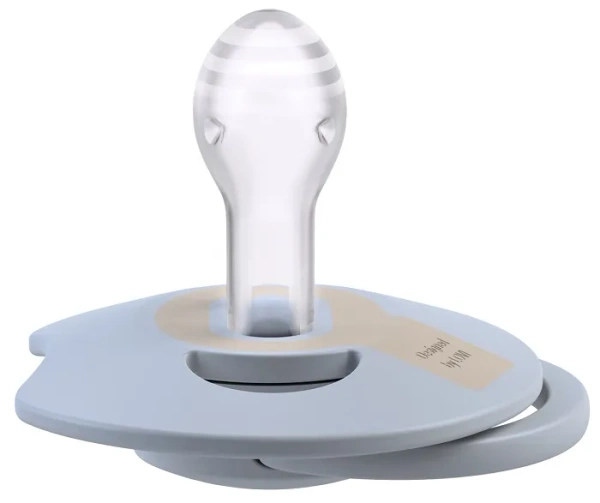 LOVI Prime - 2 x smoczek silikonowy dynamiczny 6-18 m | Baby Blue/Blue