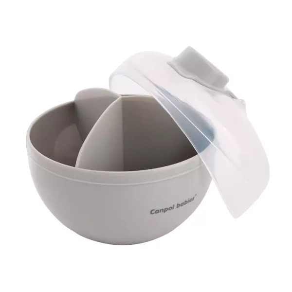 CANPOL BABIES - pojemnik na mleko w proszku szary