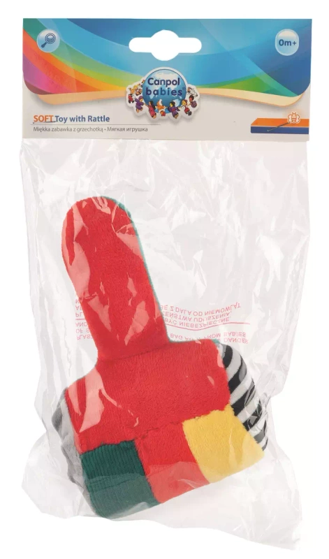 CANPOL BABIES - pluszowy młotek dźwiękowy 0M+