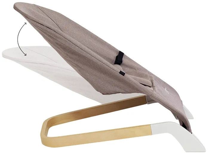 PETITE & MARS Calmy - leżaczek z funkcją kołysania | Beige