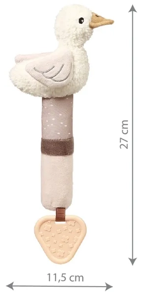 BABYONO Goose Zoe - piszczek z gryzakiem