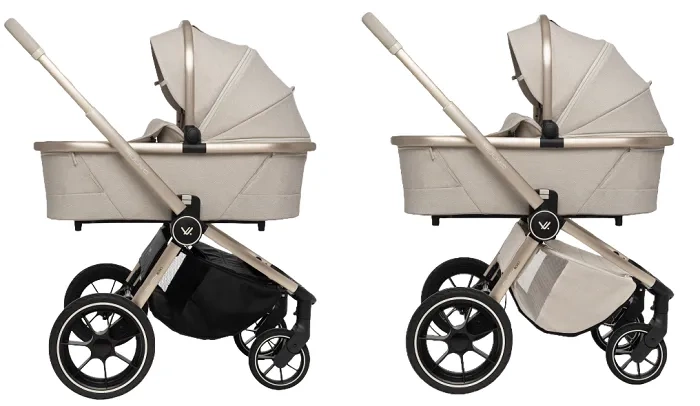 MUUVO Quick BOHO - wózek wielofunkcyjny, zestaw 2w1 | Beige (+ ADAPTERY)