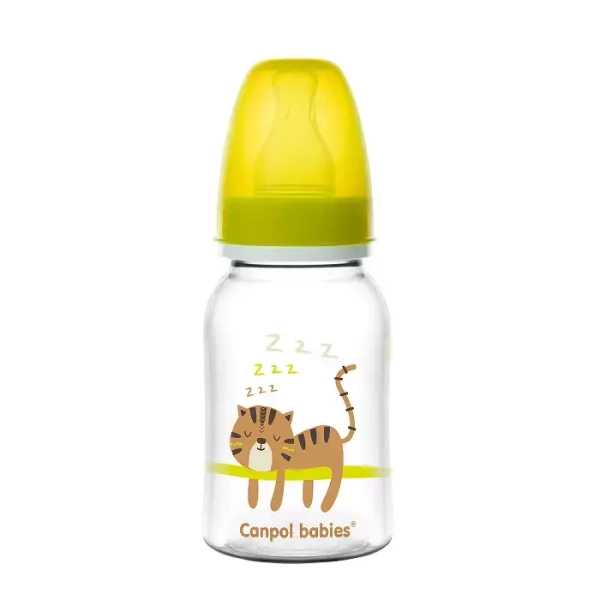 CANPOL BABIES - butelka wąska 120 ml  | AFRICA 