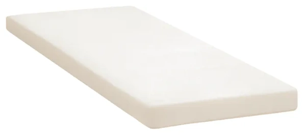 YOONCO - bawełniane prześcieradło do kołyski 90 x 40 cm | Kremowe