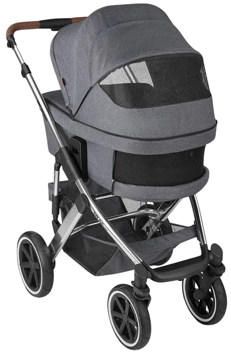 ABC DESIGN Salsa 4 Air - wózek wielofunkcyjny, zestaw 2w1 + okrycie na nóżki | Asphalt