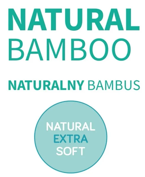 BABYONO Natural Bamboo - bambusowa myjka kąpielowa z zawieszką | Biała
