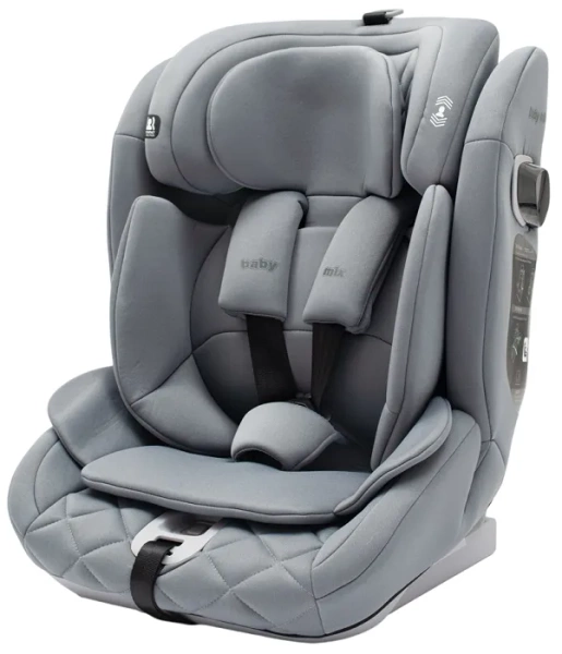 BABY MIX Hero Pro i-Size - fotelik samochodowy 76-150 cm | Grey