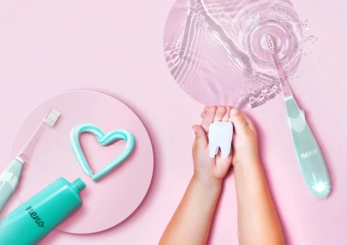 NENO Tutti - elektroniczna szczoteczka do zębów dla dzieci 3-6 lat | Mint