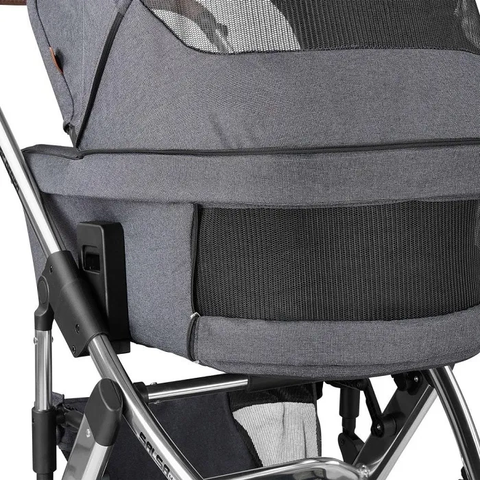 ABC DESIGN Salsa 4 Air - wózek wielofunkcyjny, zestaw 2w1 + okrycie na nóżki | Asphalt