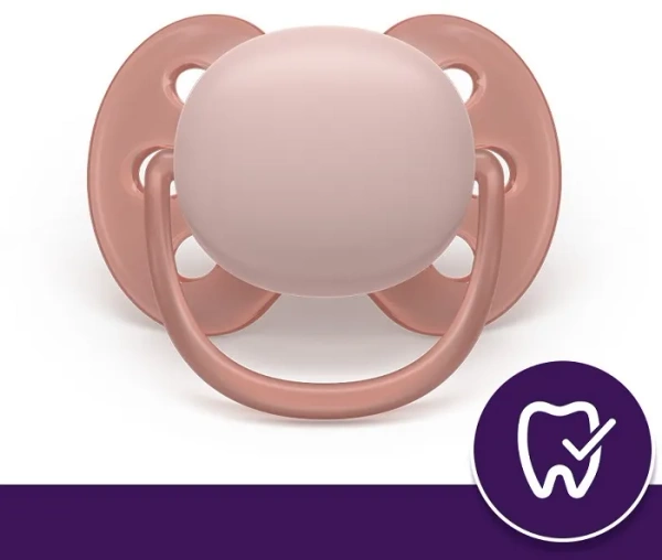 PHILIPS AVENT Ultra Soft - smoczek ortodontyczny 2 szt. | 6-18 m