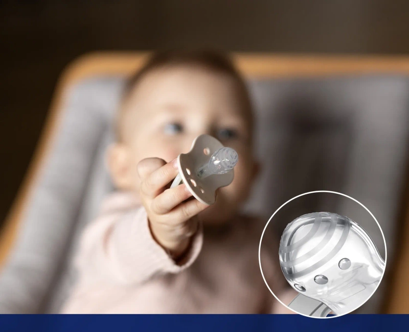 LOVI Night&Day - 2 x smoczek silikonowy dynamiczny 18 m+ | Hedgehog