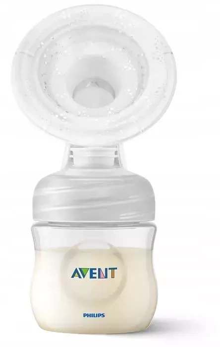 PHILIPS AVENT - laktator ręczny z pojemnikami na pokarm i adapterem