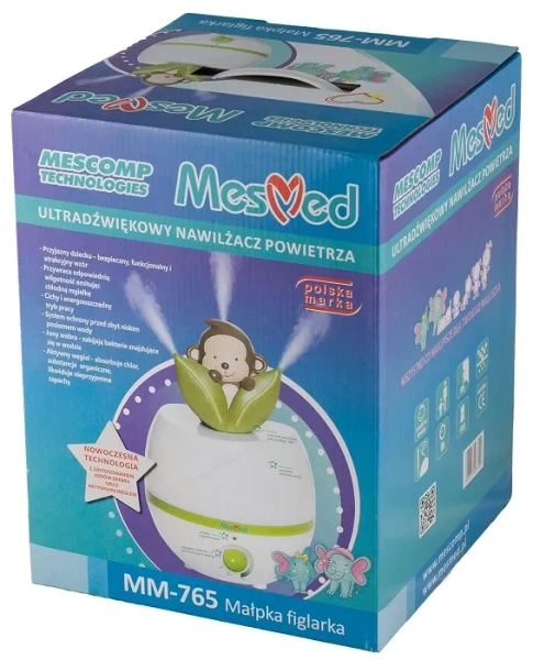 MESMED - ultradźwiękowy nawilżacz powietrza | Małpka Figlarka