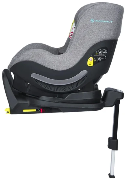 AVIONAUT Aerofix RWF Smart - fotelik samochodowy 0-18,5 kg + obrotowa baza IQ Orbit | Grey