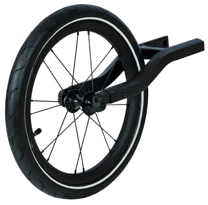 HAMAX Breeze - dwuosobowa przyczepka rowerowa z zestawem do biegania | Black