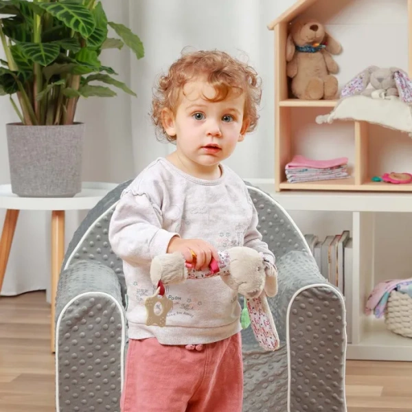 BABYONO Rabbit Milly - piszczek z gryzakiem