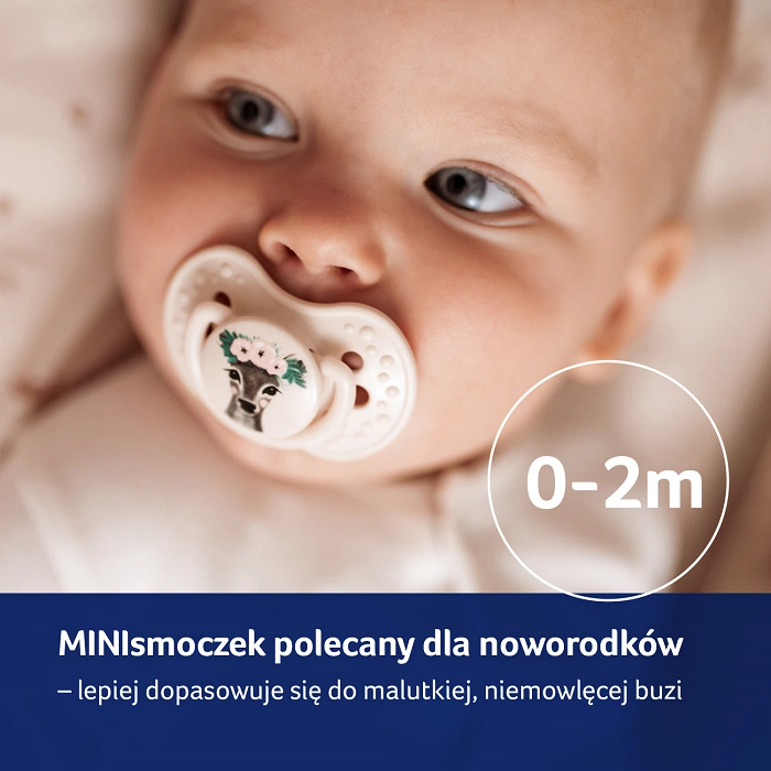 LOVI - smoczek silikonowy dynamiczny WILD SOUL BOY 2 szt. | 0-2 m