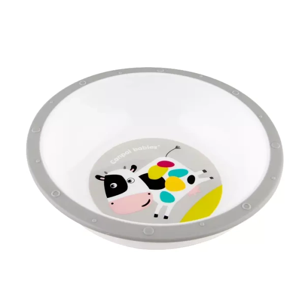 CANPOL BABIES - miska antypoślizgowa 270ml | KRÓWKA