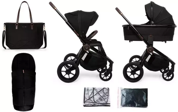 MUUVO Quick SE 2 - wózek wielofunkcyjny, zestaw 2w1 | Sunset Black (+ ADAPTERY)