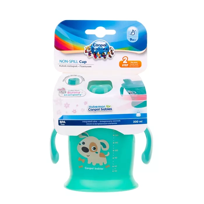 CANPOL BABIES - kubek niekapek twardy 200 ml | BUNNY & COMPANY