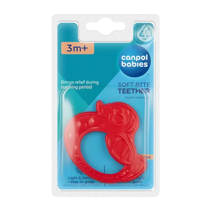 CANPOL BABIES - gryzak elastyczny dla niemowląt wyjątkowo lekki | ANIMALS