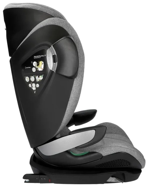 AVIONAUT MaxSpace Smart - fotelik samochodowy 15-50 kg, 100-150 cm | Grey