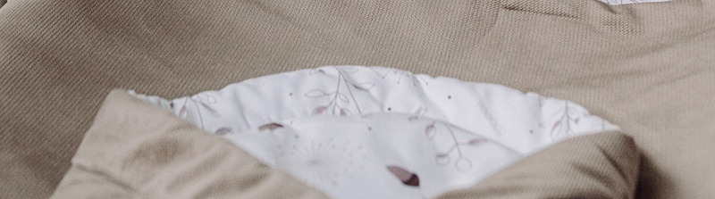 YOONCO - rożek niemowlęcy z kokardą 75x75 cm | Forest