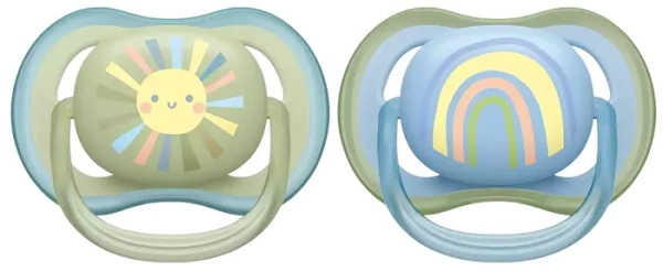 PHILIPS AVENT Ultra Air - smoczek ortodontyczny 2 szt. | 0-6 m
