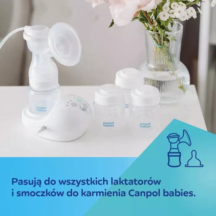 CANPOL BABIES - zestaw butelek do przechowywania pokarmu 3x120ml
