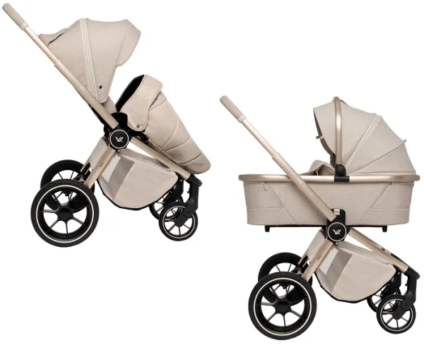 MUUVO Quick BOHO - wózek wielofunkcyjny, zestaw 2w1 | Beige (+ ADAPTERY)